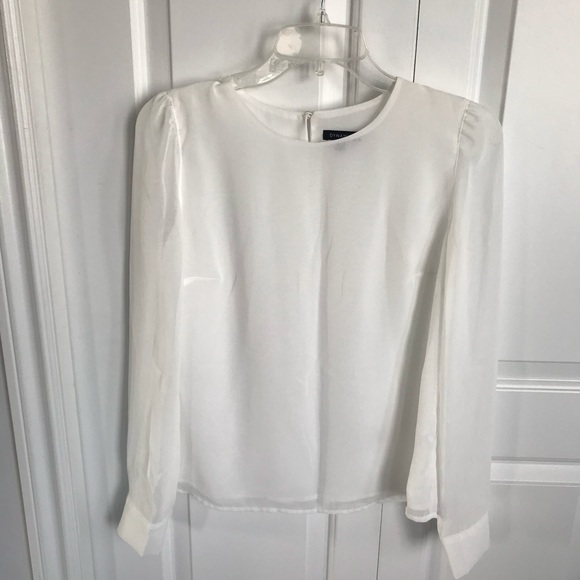 Dynamite Tops - Dynamite white chiffon blouse, sz S